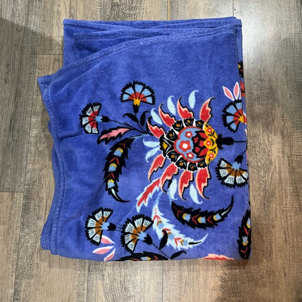 Purple Vera Bradley Throw Blanket